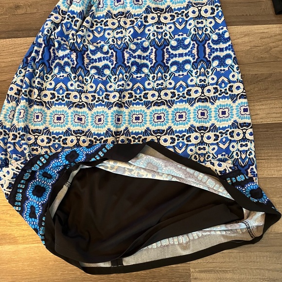 Vince Camuto Blue Medallion Patterned Shift Dress SZ 4 NWOT - Picture 7 of 13